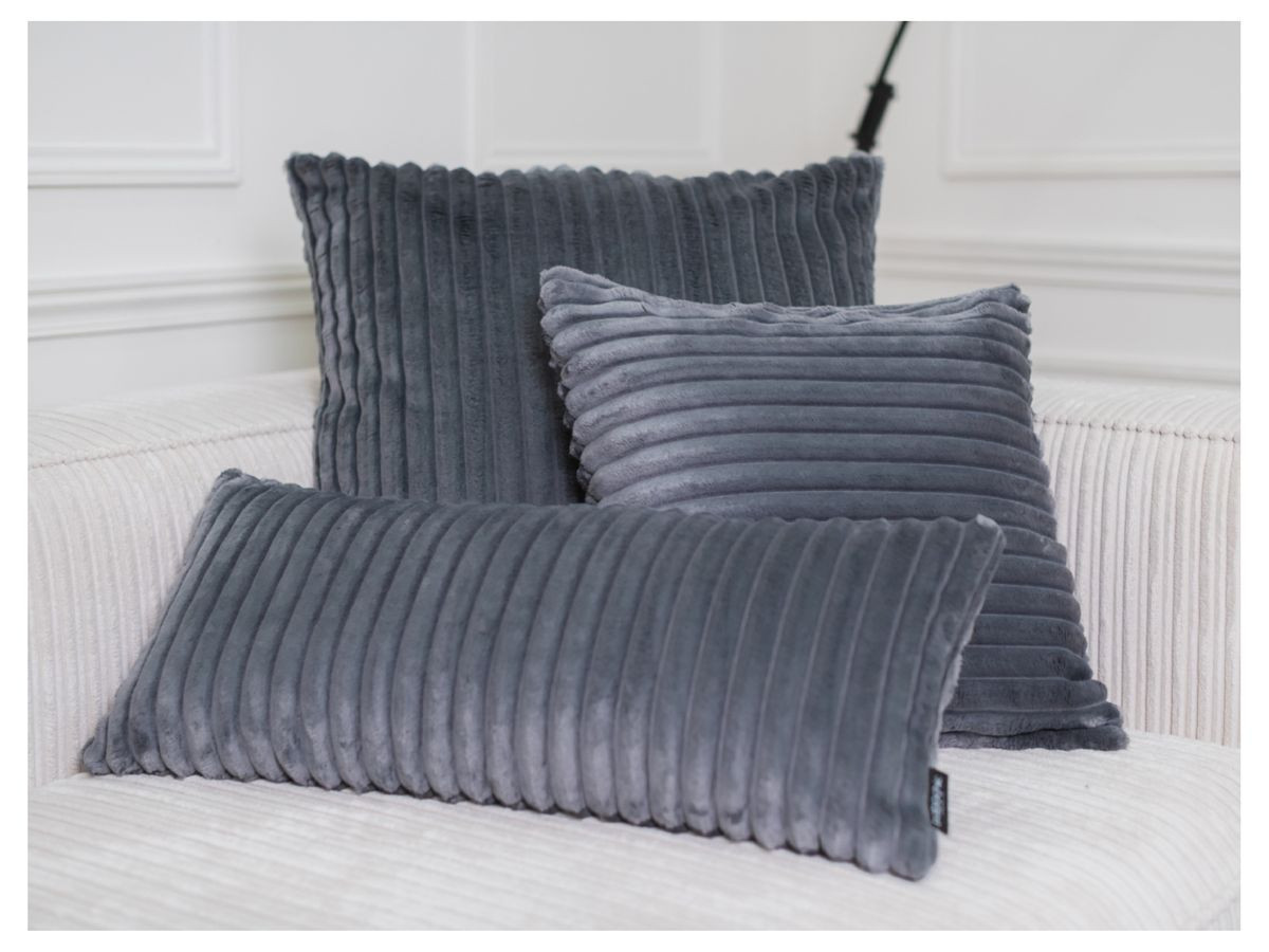 Coussin 45 x 45 cm OSLO gris foncé — vue 5