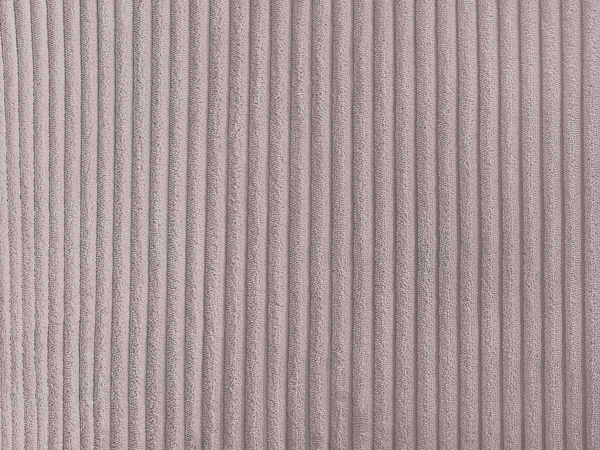 Lot de chaises LALIE tissu velours côtelé et pieds métal noir