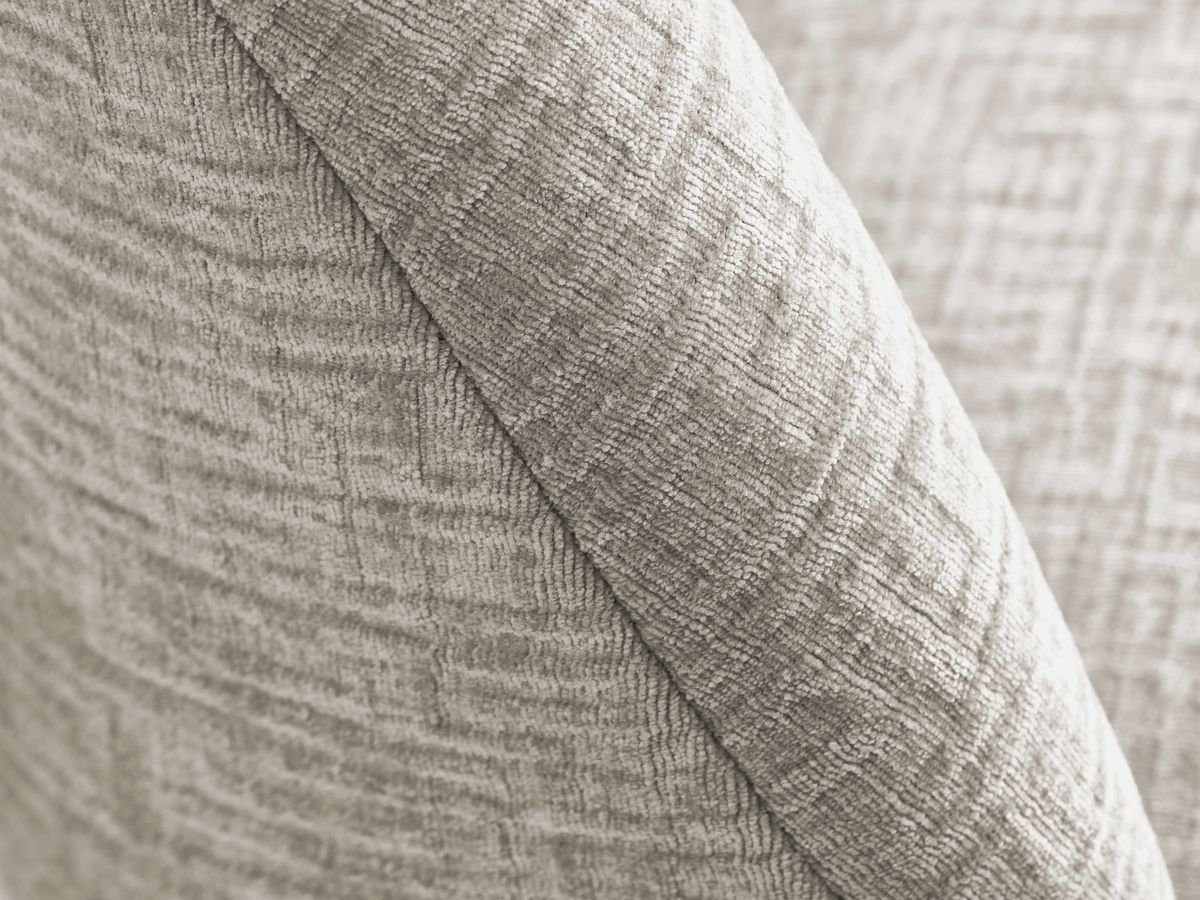 Lot de chaises LALIE tissu texturé et pieds étoile