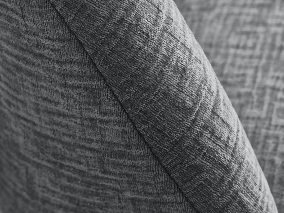 Lot de chaises LALIE tissu texturé et pieds étoile