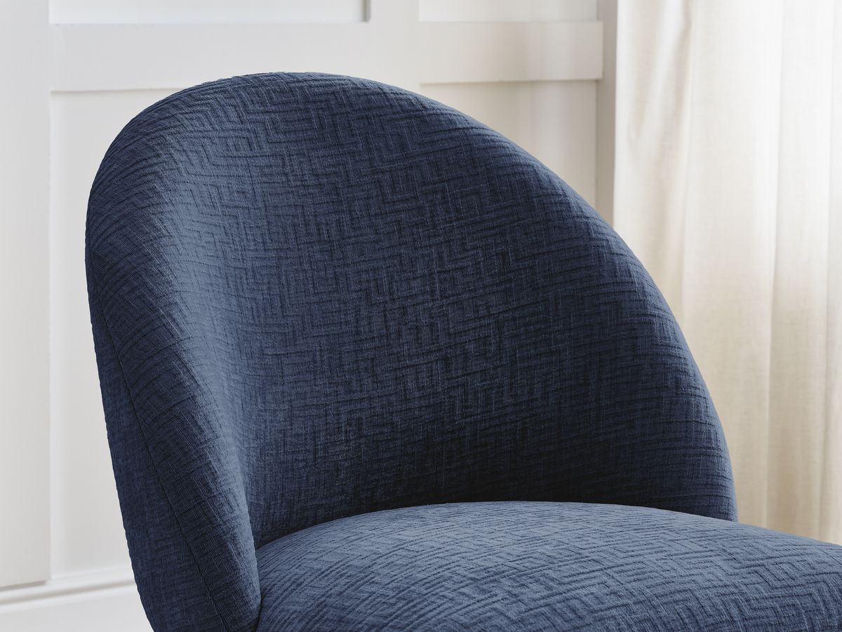 Lot de chaises LALIE tissu texturé et pieds étoile