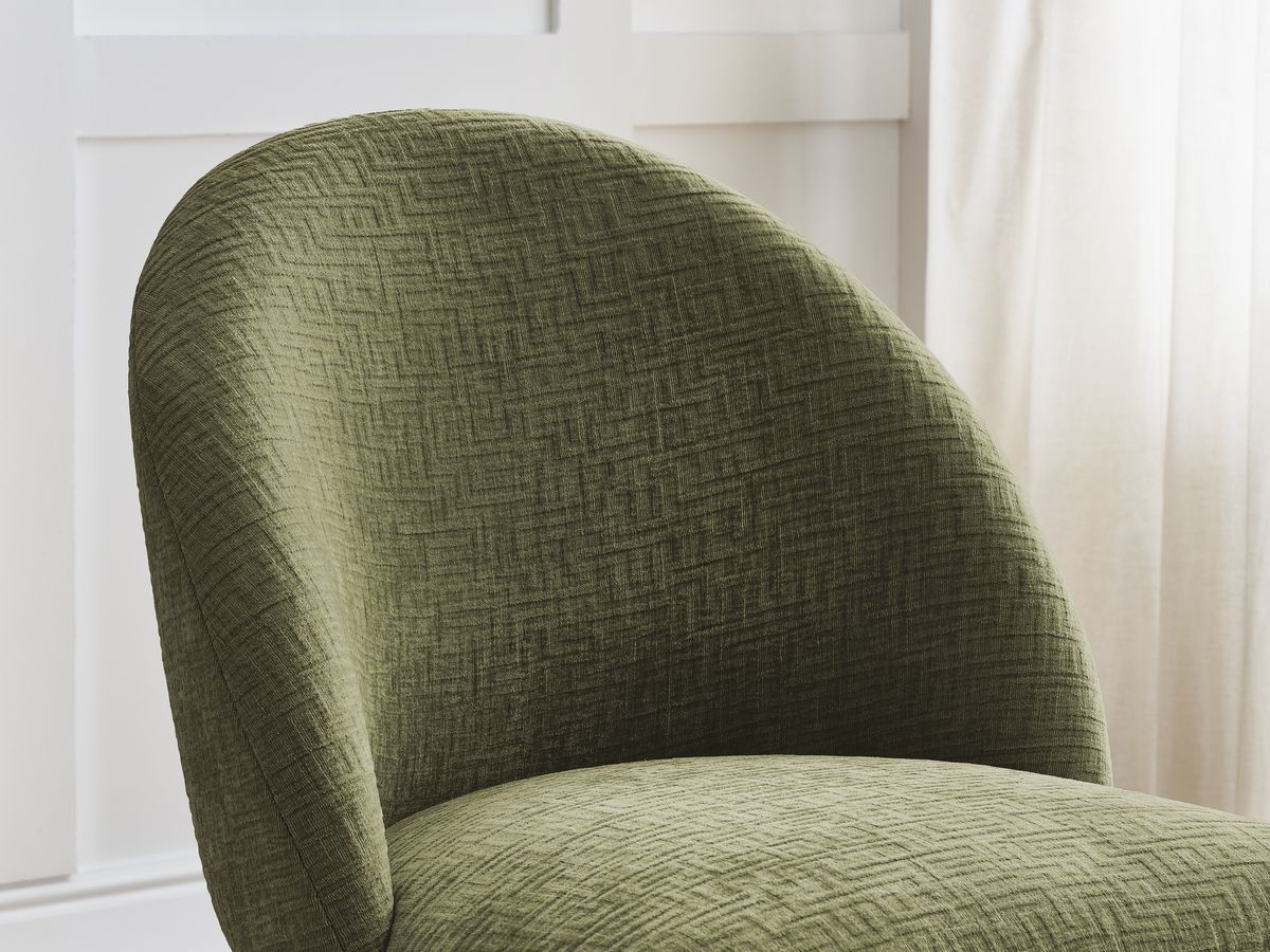 Lot de chaises LALIE tissu texturé et pieds étoile