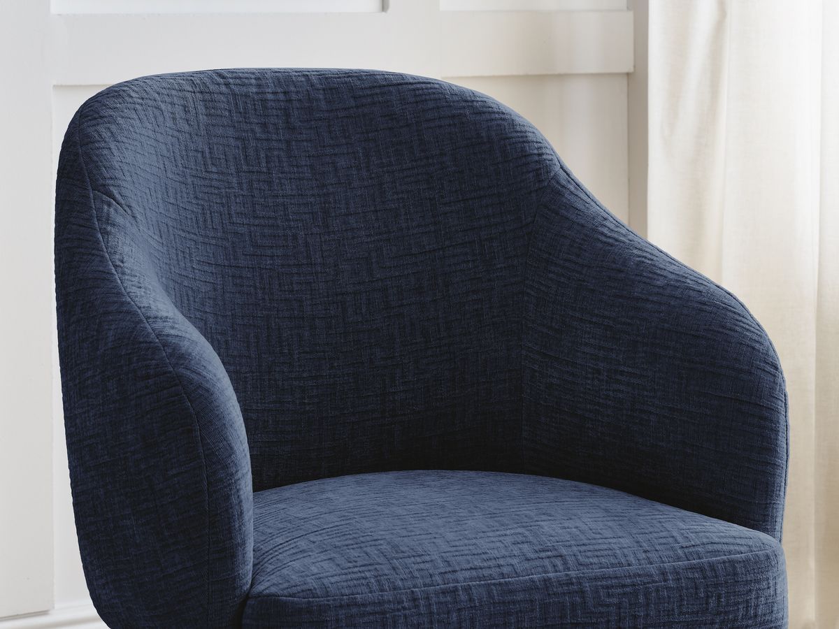 Lot de chaises SOPHIE tissu texturé et pieds étoile