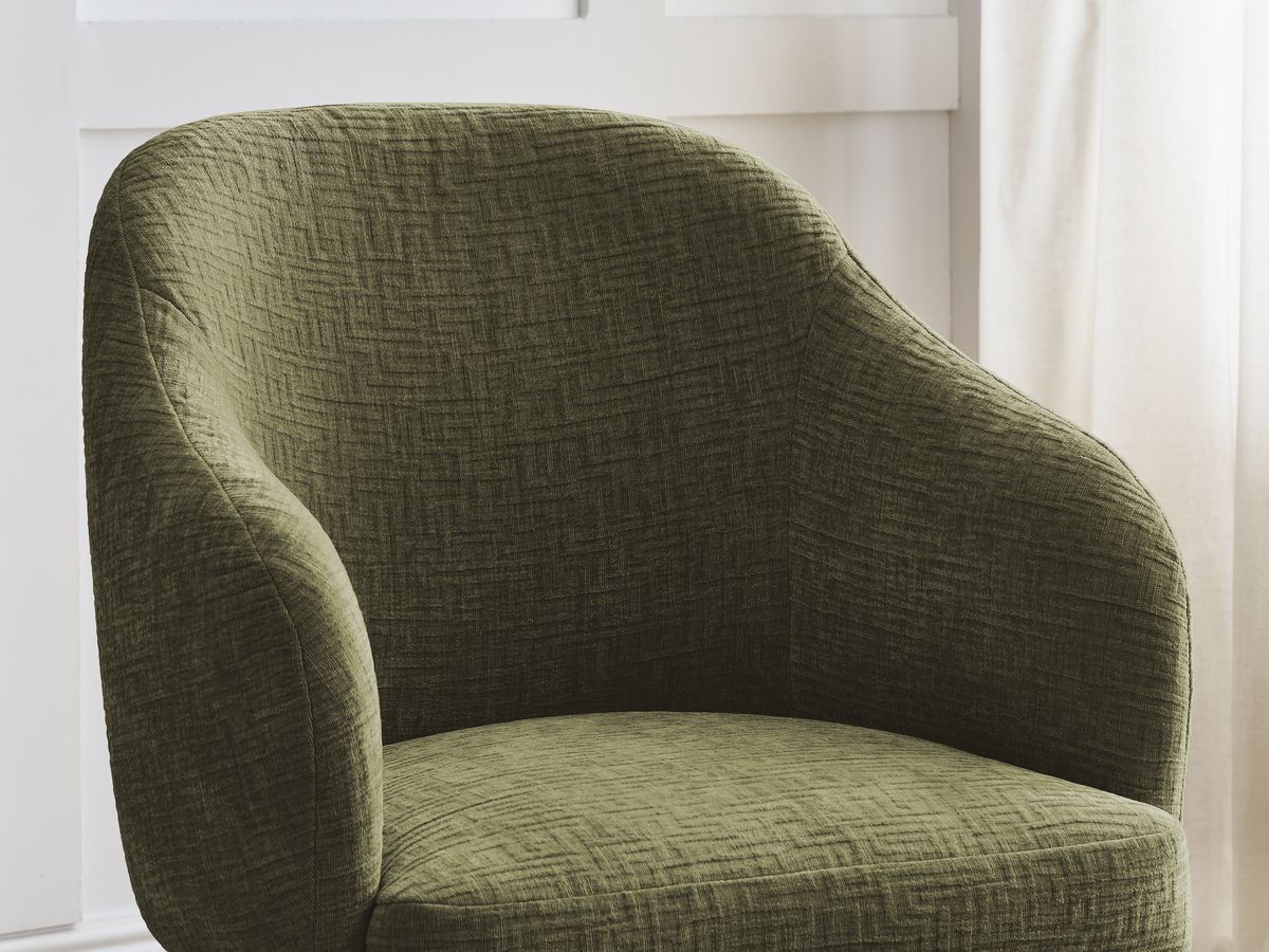 Lot de chaises SOPHIE tissu texturé et pieds étoile