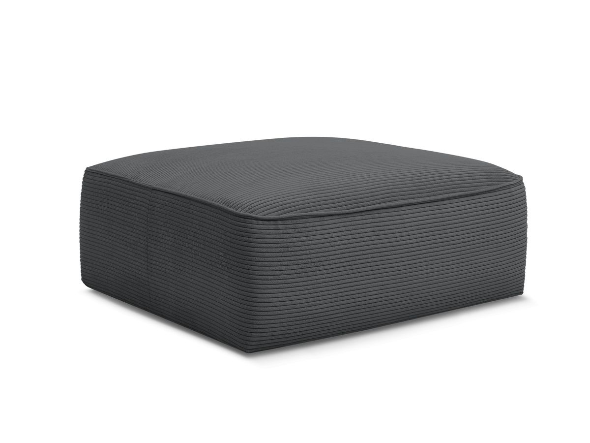Pouf LEOPOLD velours côtelé