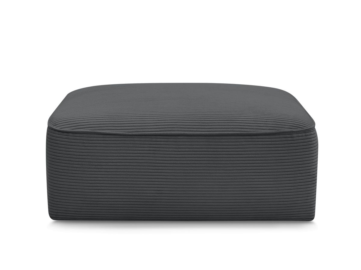 Pouf LEOPOLD velours côtelé