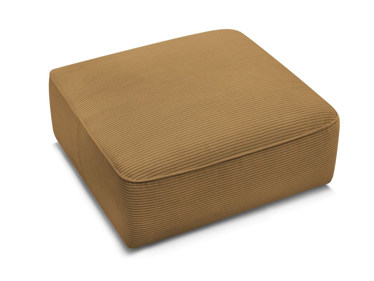 Pouf LEOPOLD velours côtelé