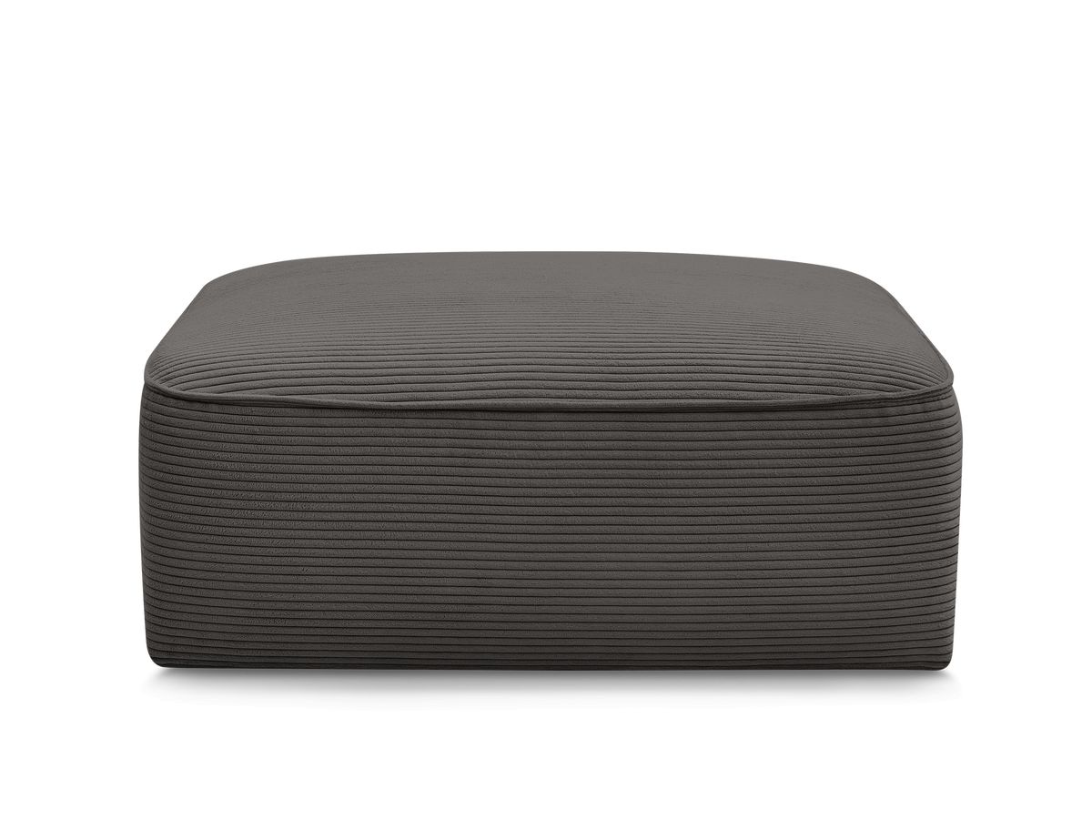 Pouf LEOPOLD velours côtelé