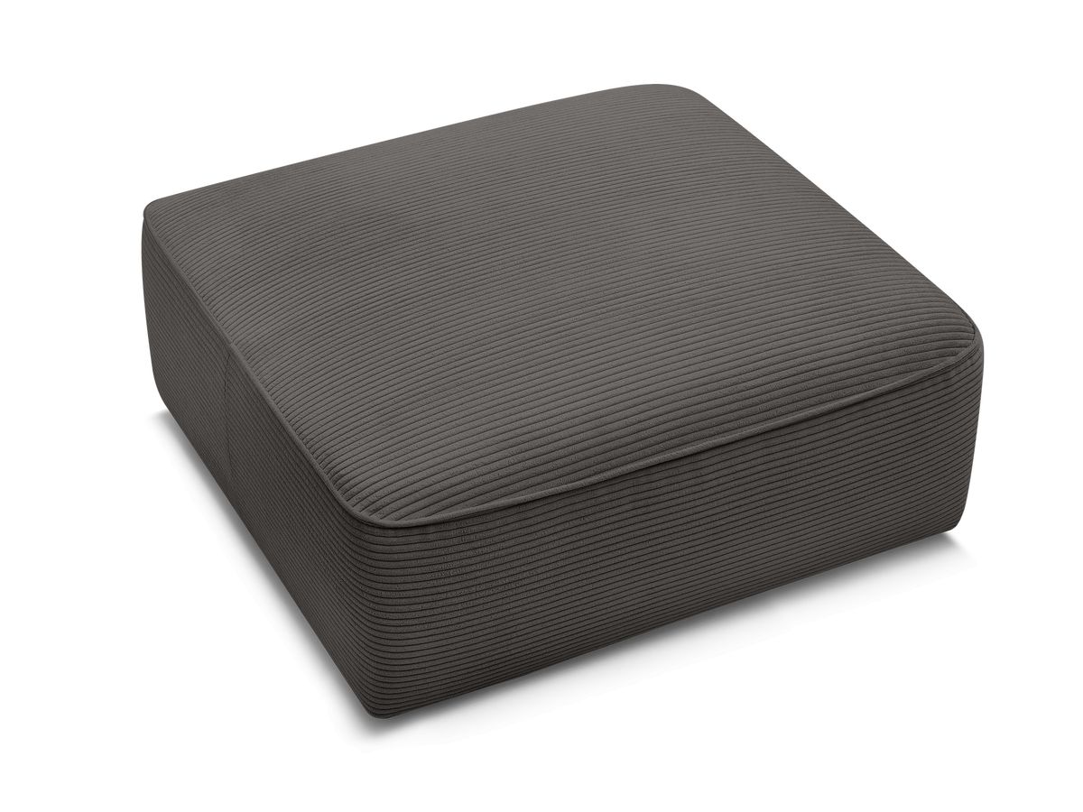 Pouf LEOPOLD velours côtelé