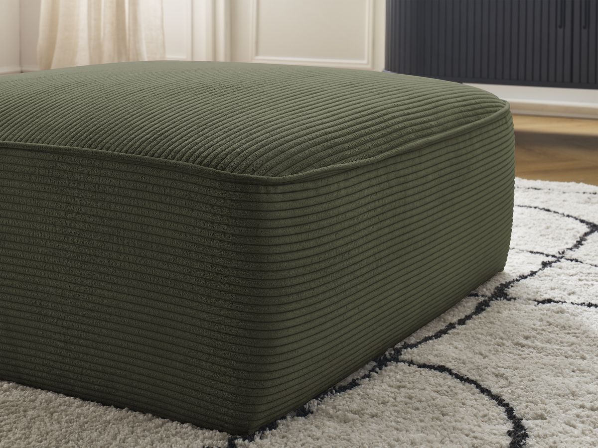 LEOPOLD corduroy poef