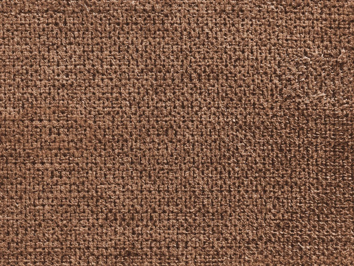 Canapé droit fixe 3 places LEOPOLD tissu chiné avec pouf