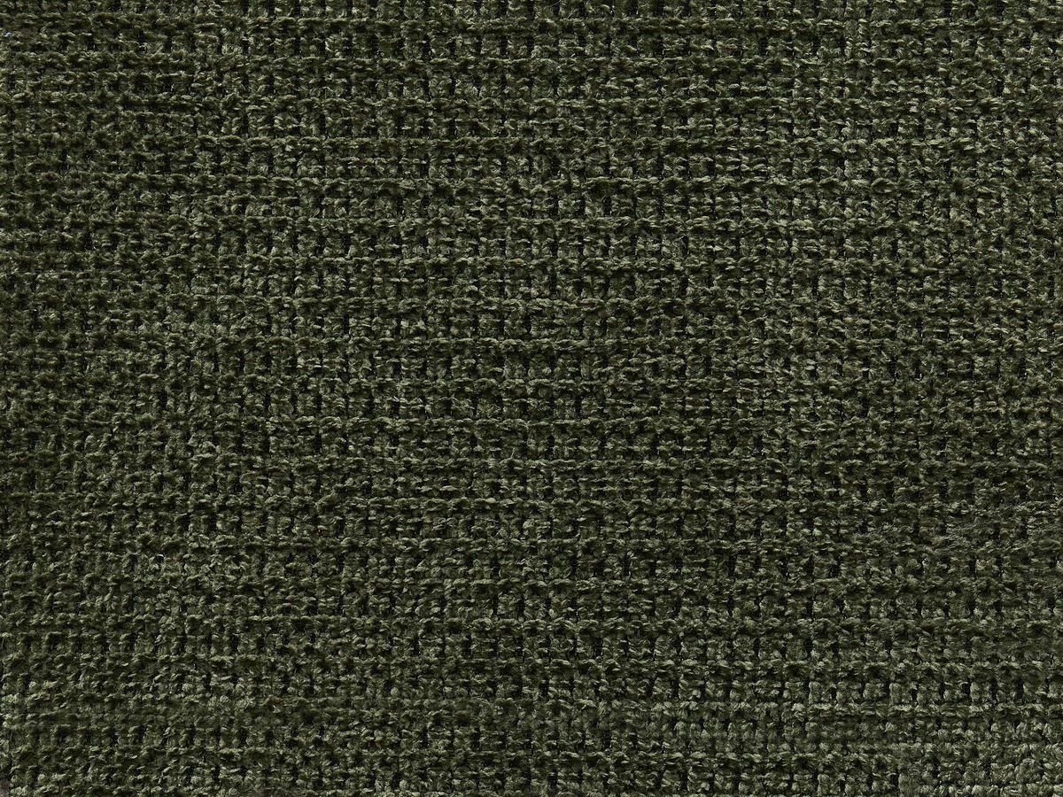 Canapé droit fixe 3 places LEOPOLD tissu chiné avec pouf
