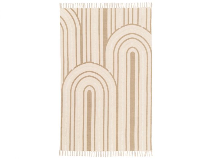 Tapis poil ras IRANA motif géométrique