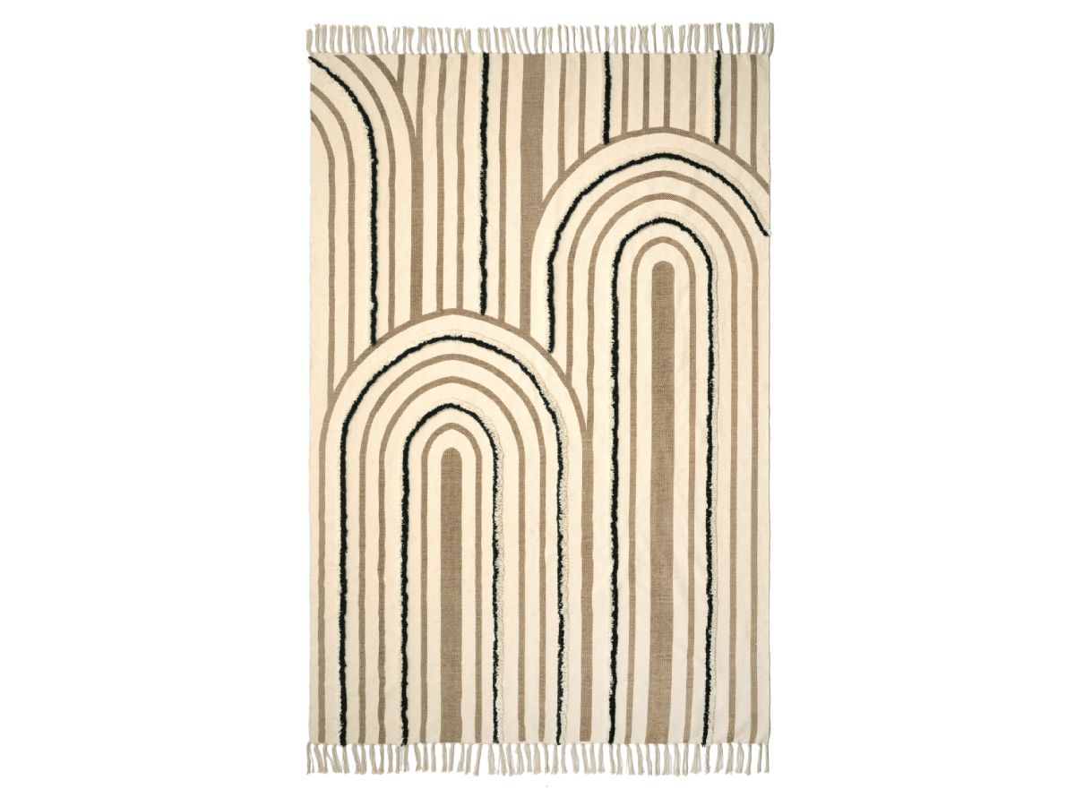 Tapis poil ras WILLOW motif géométrique