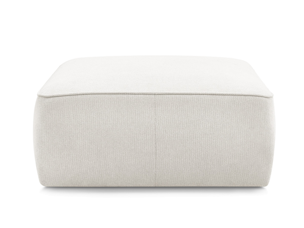 Pouf LEOPOLD tissu chiné