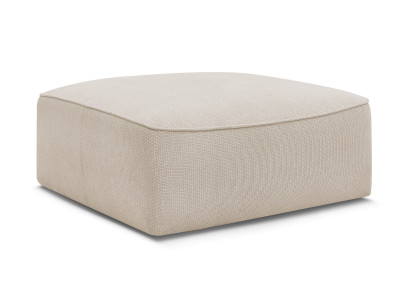 Pouf LEOPOLD tissu chiné