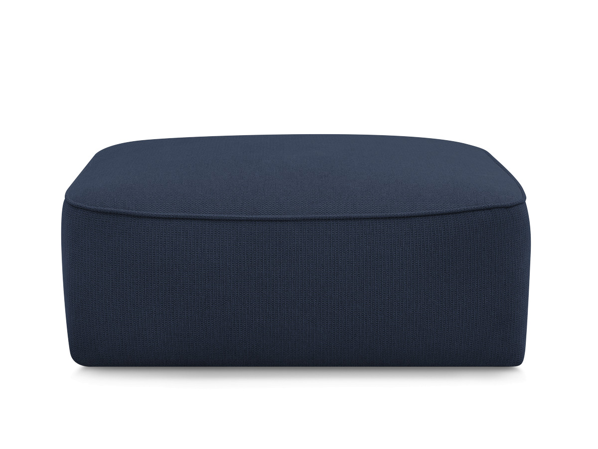 Pouf LEOPOLD tissu chiné
