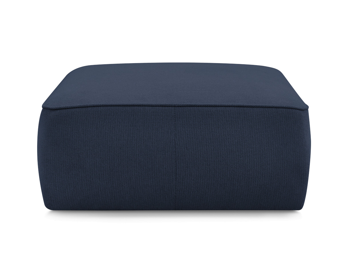 Pouf LEOPOLD tissu chiné