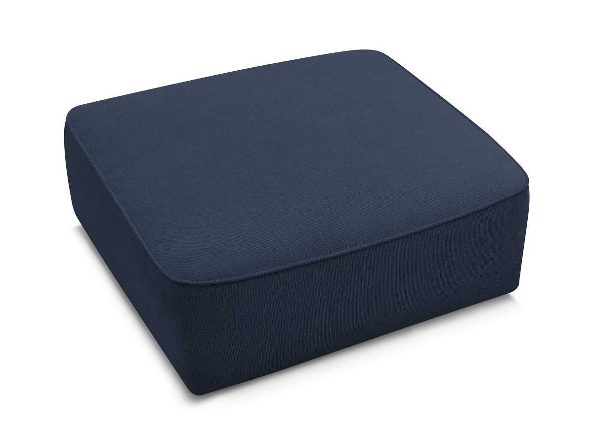Pouf LEOPOLD tissu chiné