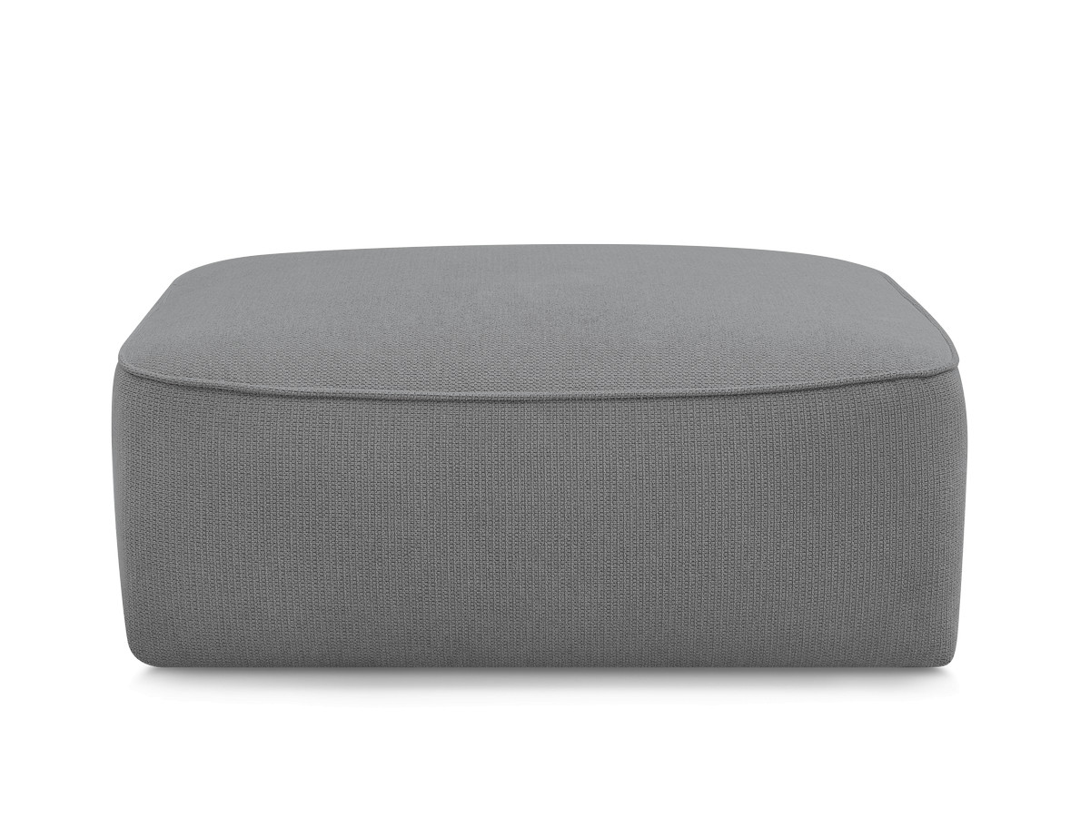 Pouf LEOPOLD tissu chiné