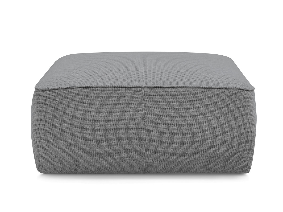 Pouf LEOPOLD tissu chiné