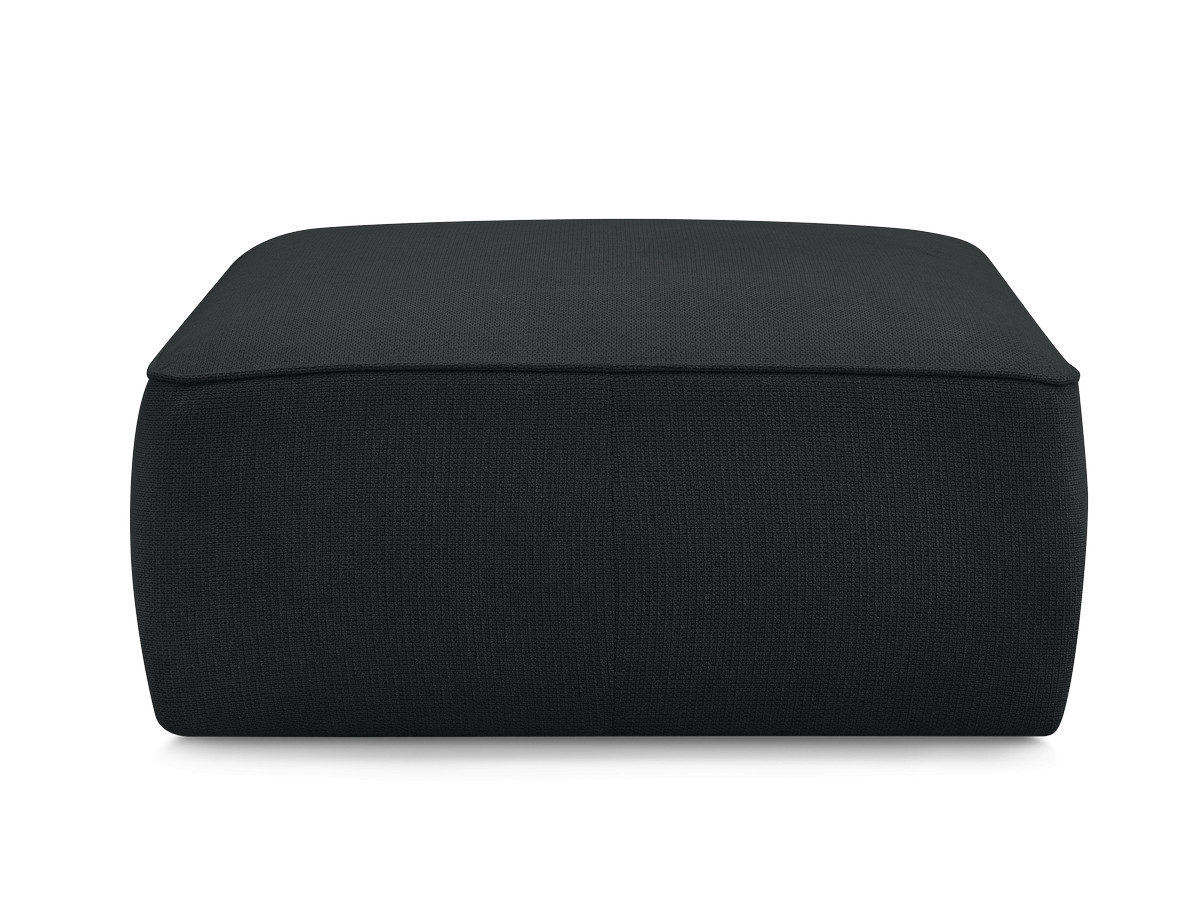 Pouf LEOPOLD tissu chiné