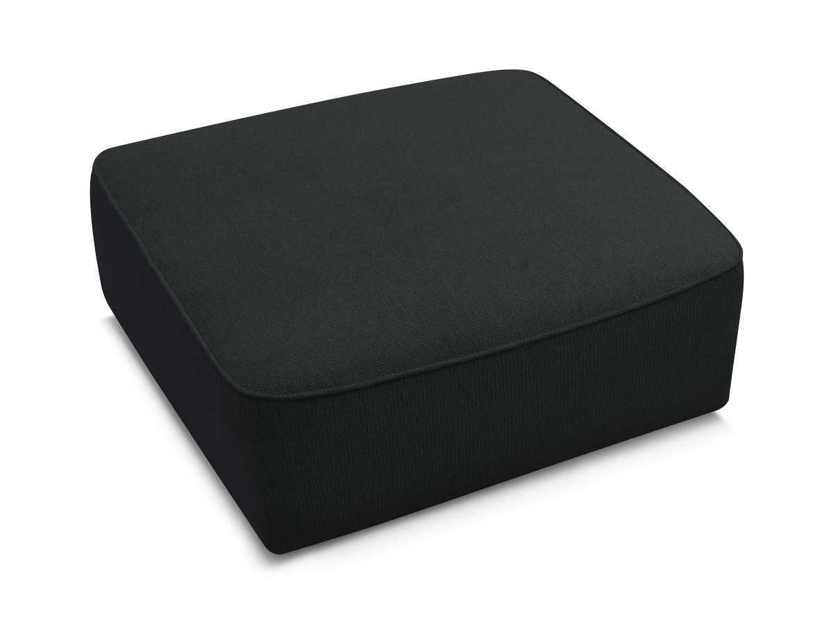 Pouf LEOPOLD tissu chiné