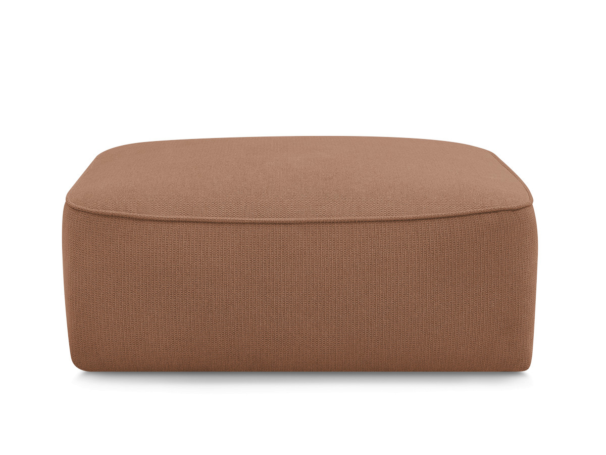 Pouf LEOPOLD tissu chiné