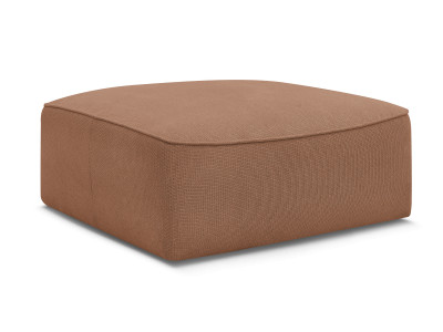 Pouf LEOPOLD tissu chiné