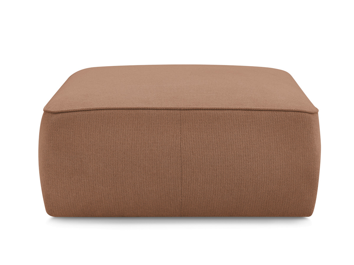 Pouf LEOPOLD tissu chiné