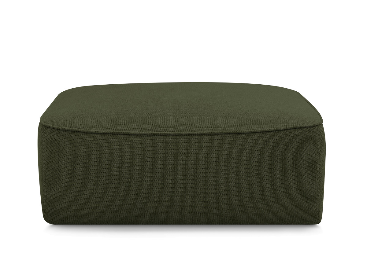 Pouf LEOPOLD tissu chiné