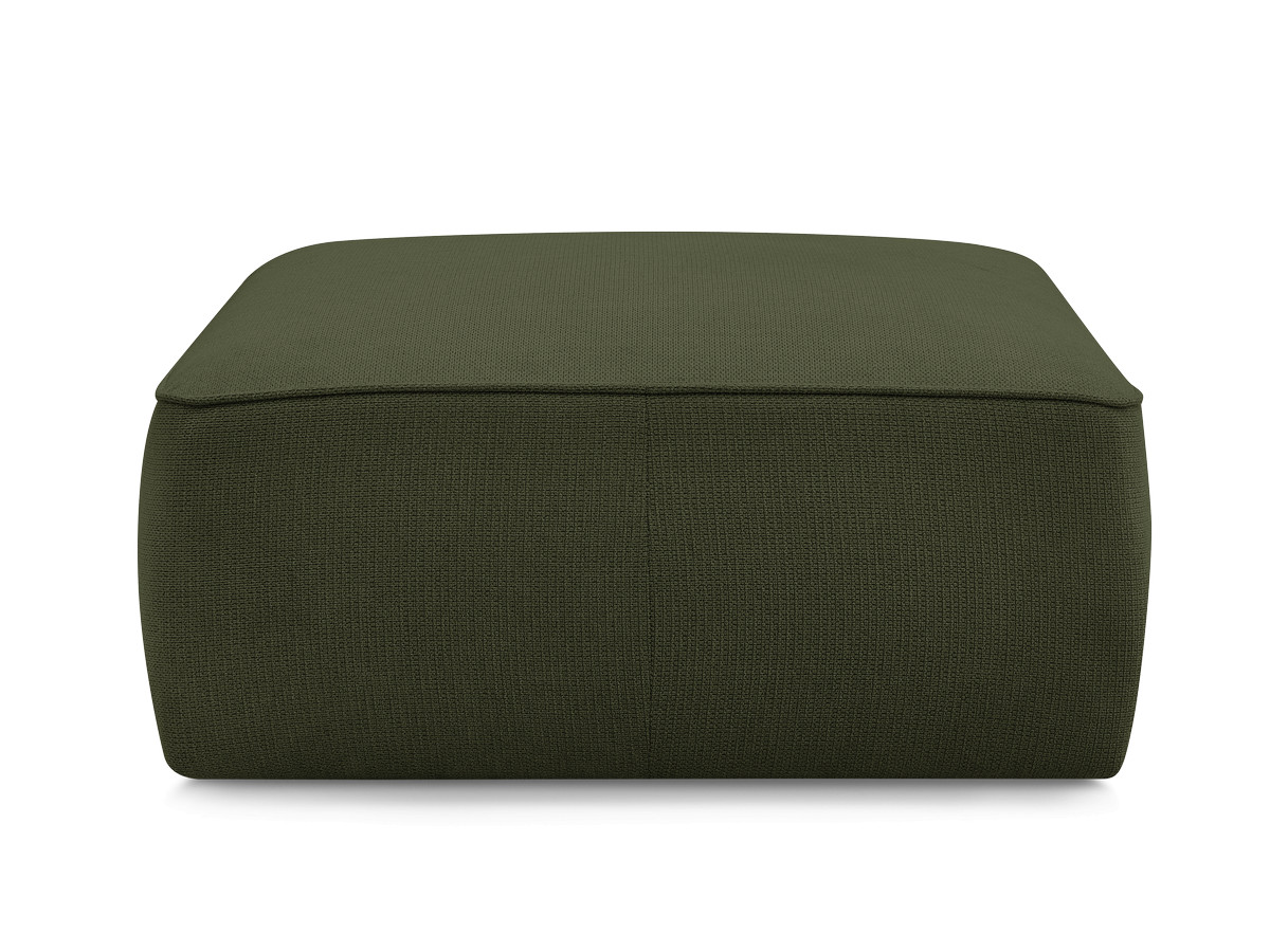 Pouf LEOPOLD tissu chiné