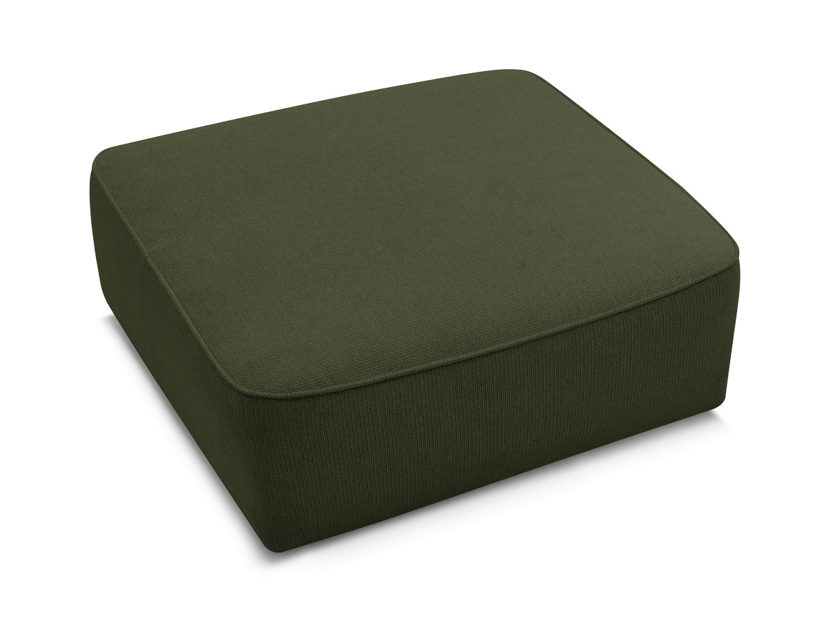 Pouf LEOPOLD tissu chiné