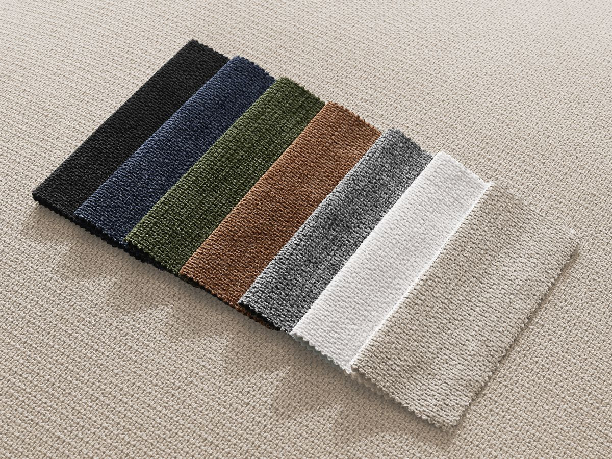 Pouf LEOPOLD tissu chiné
