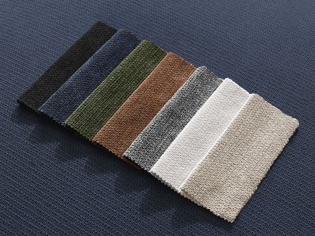Pouf LEOPOLD tissu chiné