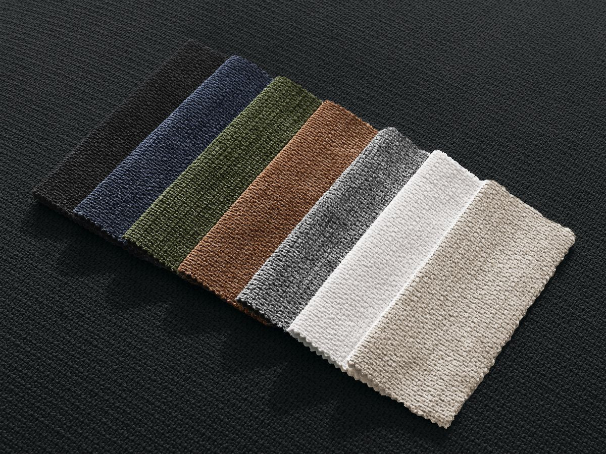 Pouf LEOPOLD tissu chiné