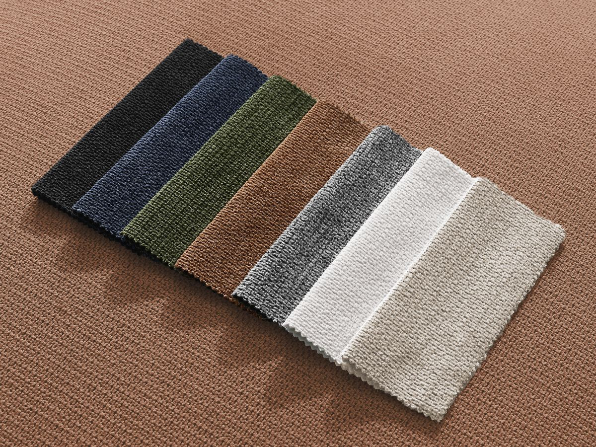 Pouf LEOPOLD tissu chiné
