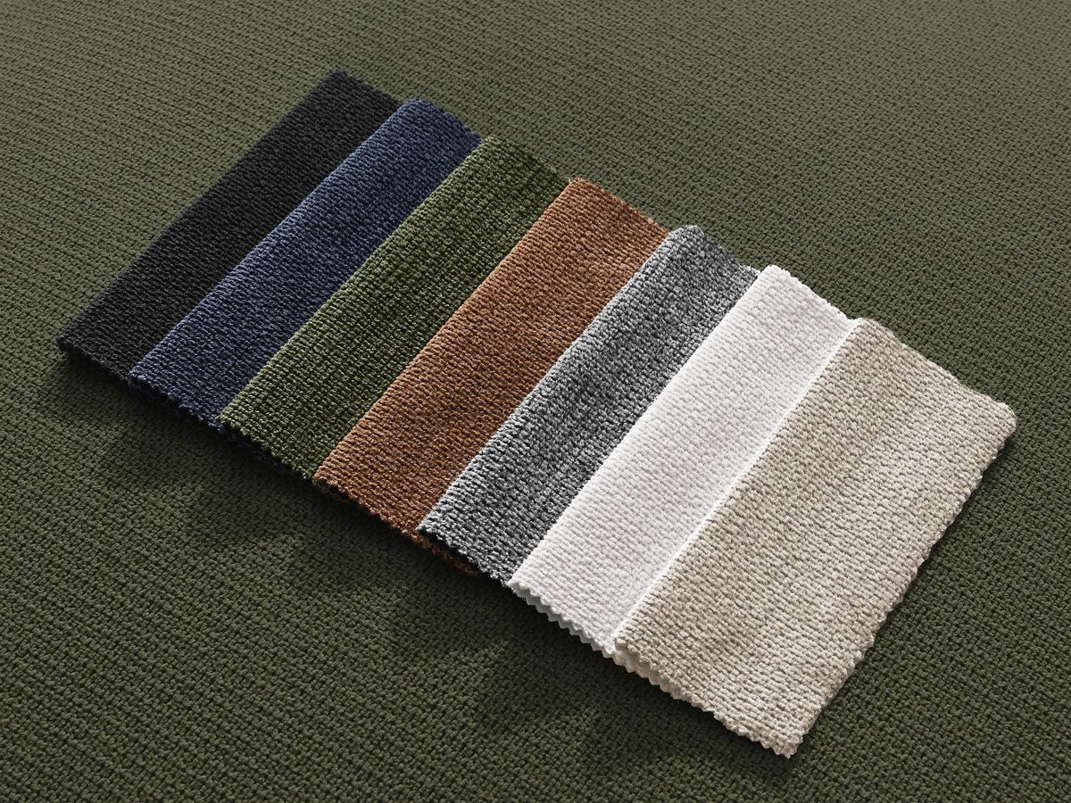 Pouf LEOPOLD tissu chiné
