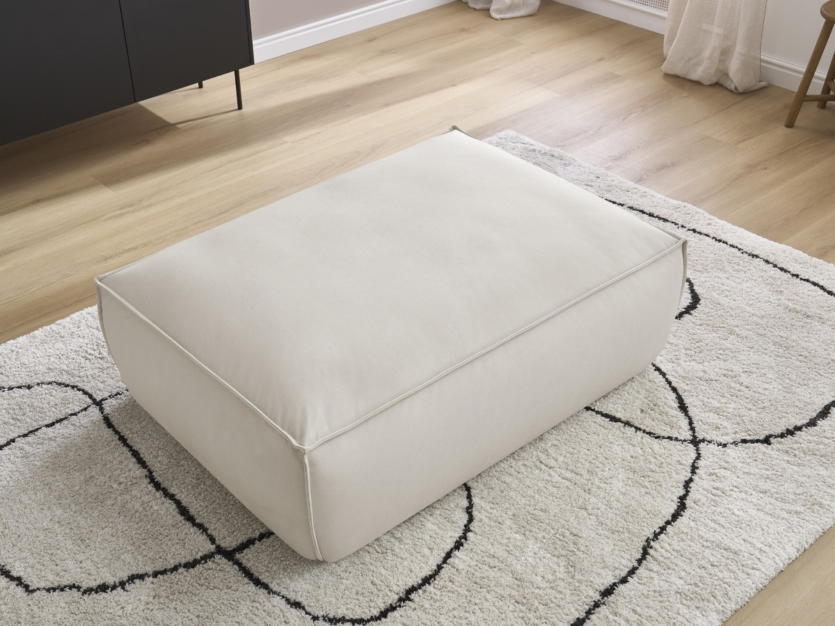 Pouf BOHEME cuir végan