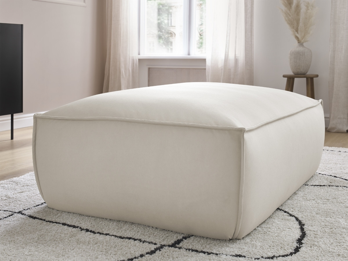 Pouf BOHEME cuir végan