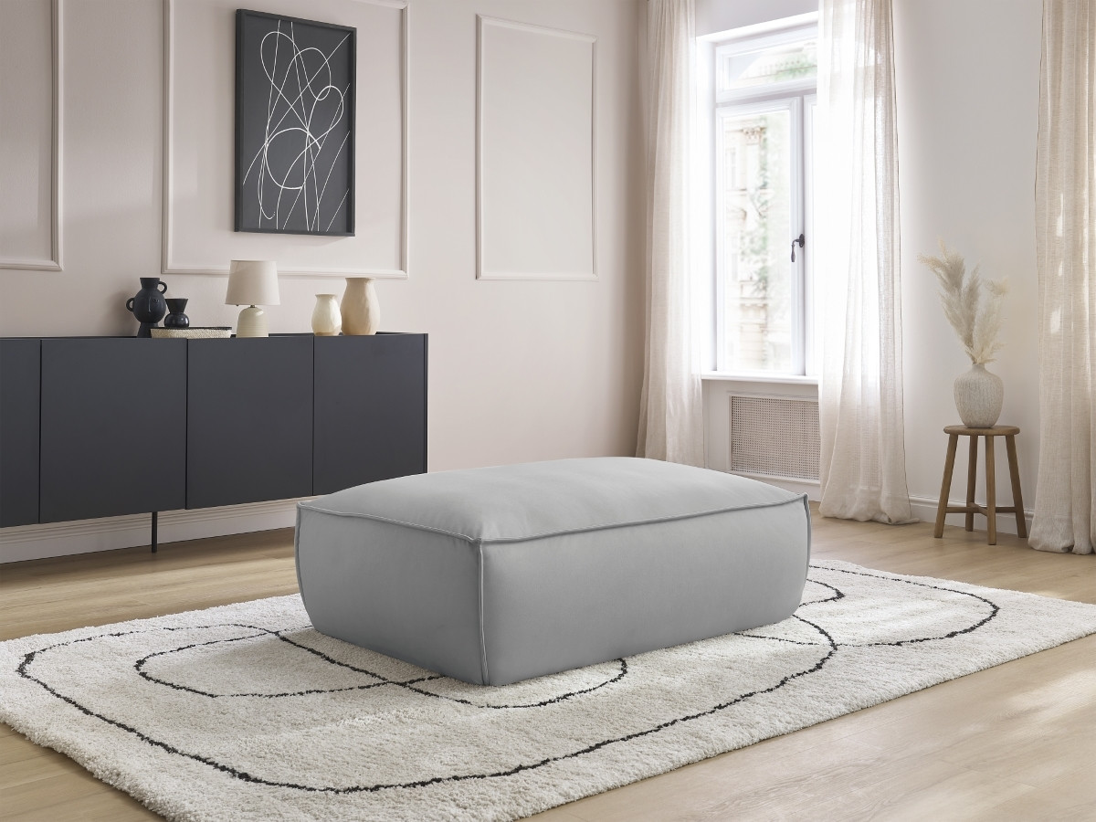 Pouf BOHEME cuir végan