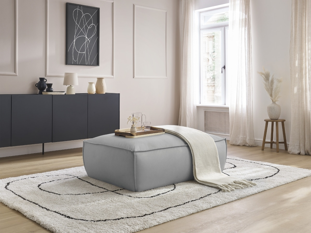 Pouf BOHEME cuir végan