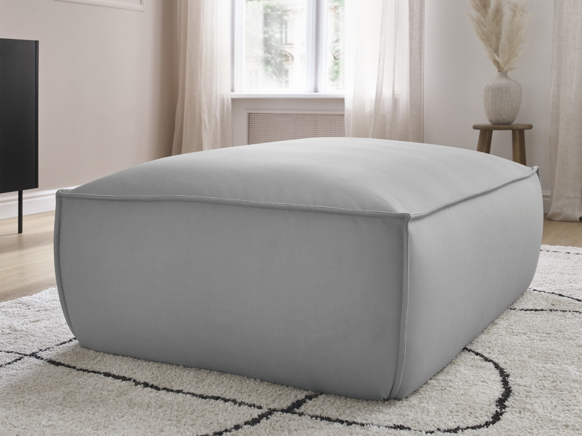 Pouf BOHEME cuir végan