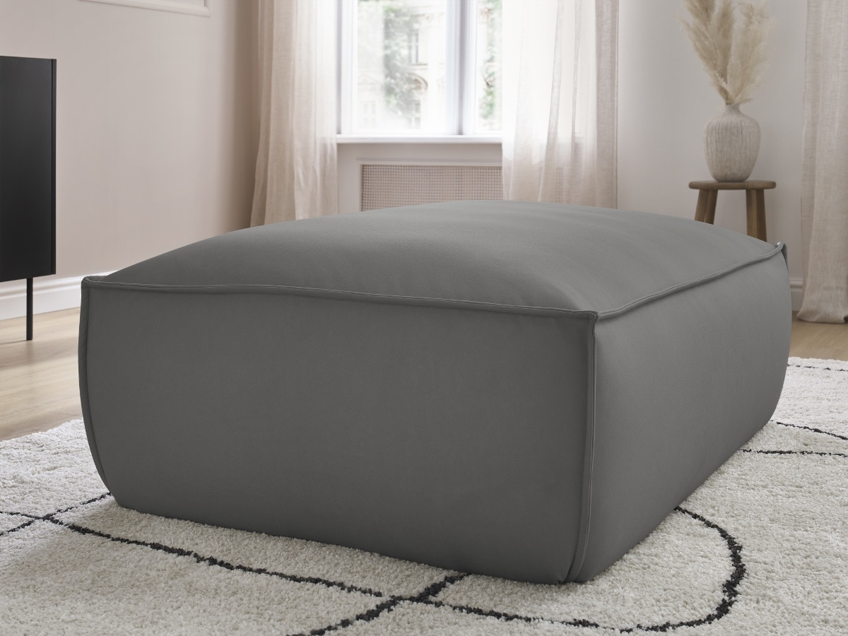Pouf BOHEME cuir végan