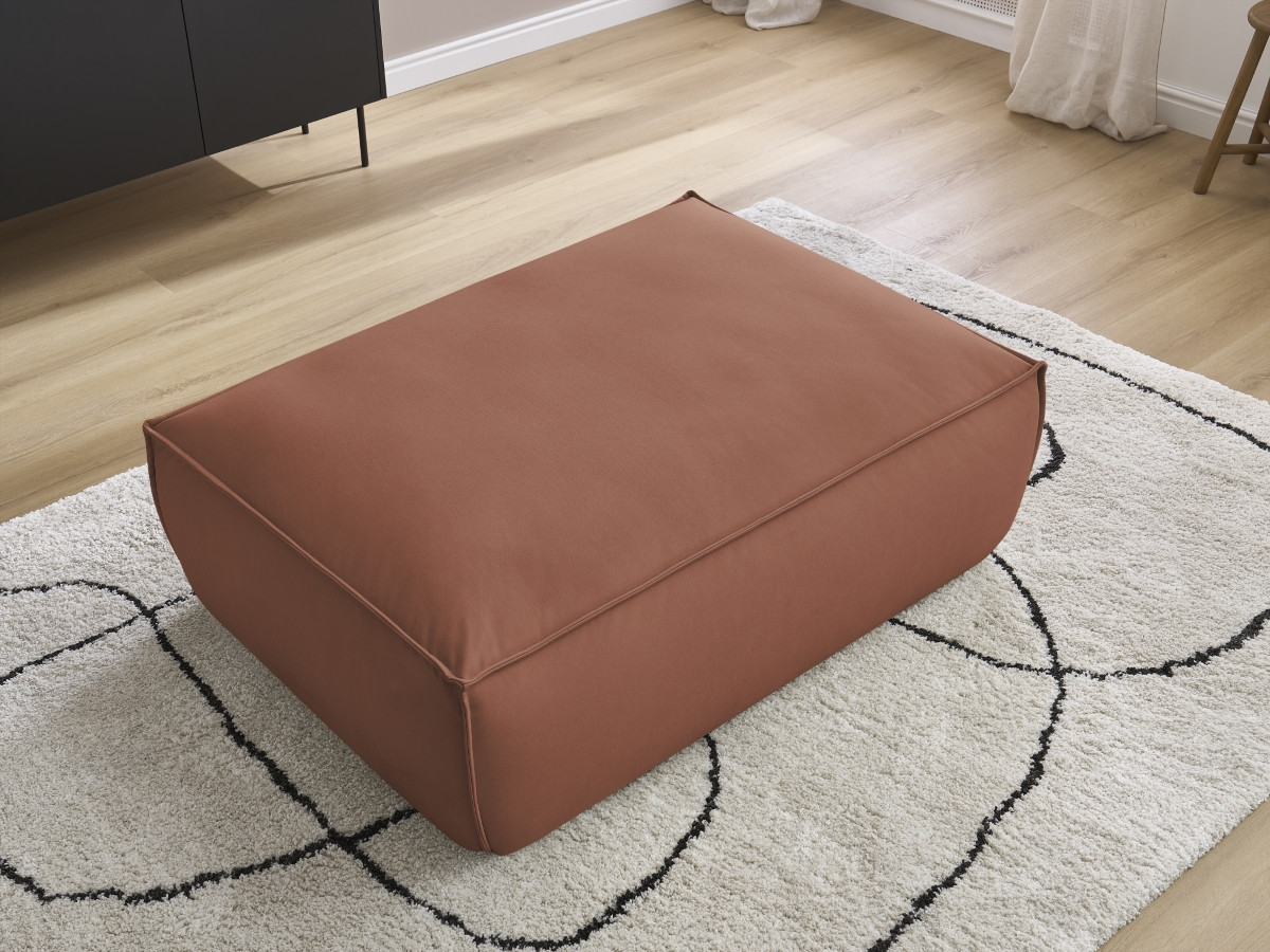 Pouf BOHEME cuir végan