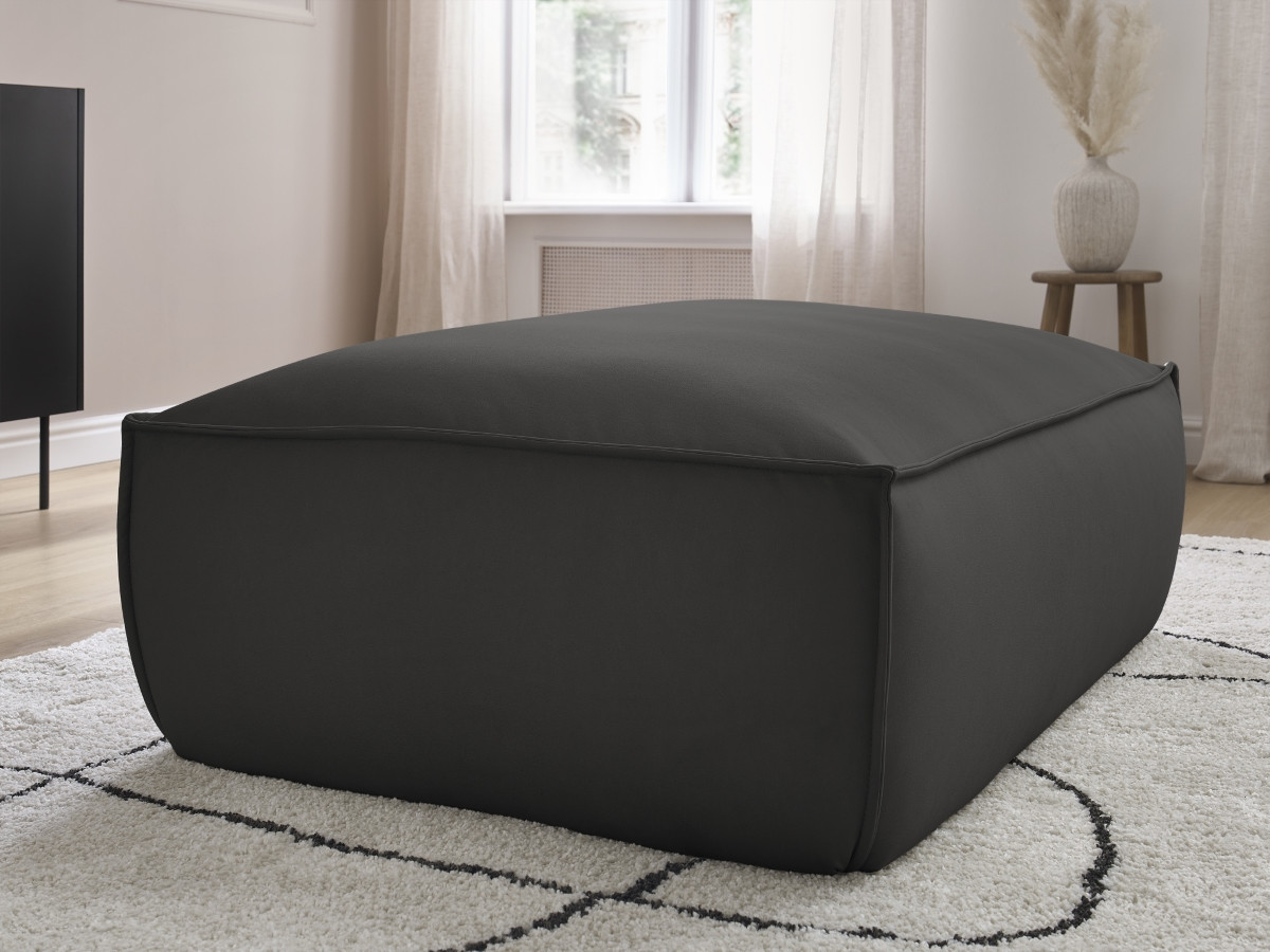 Pouf BOHEME cuir végan