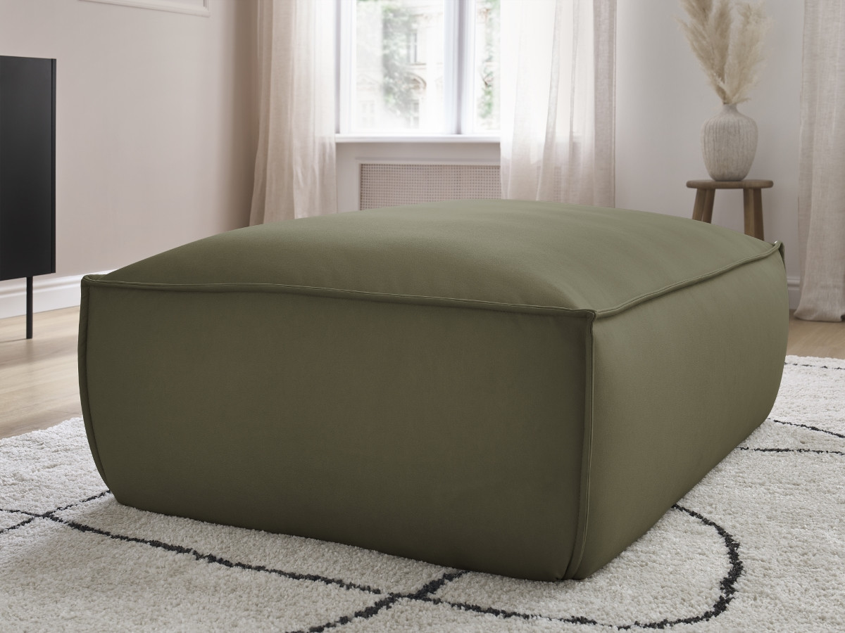 Pouf BOHEME cuir végan