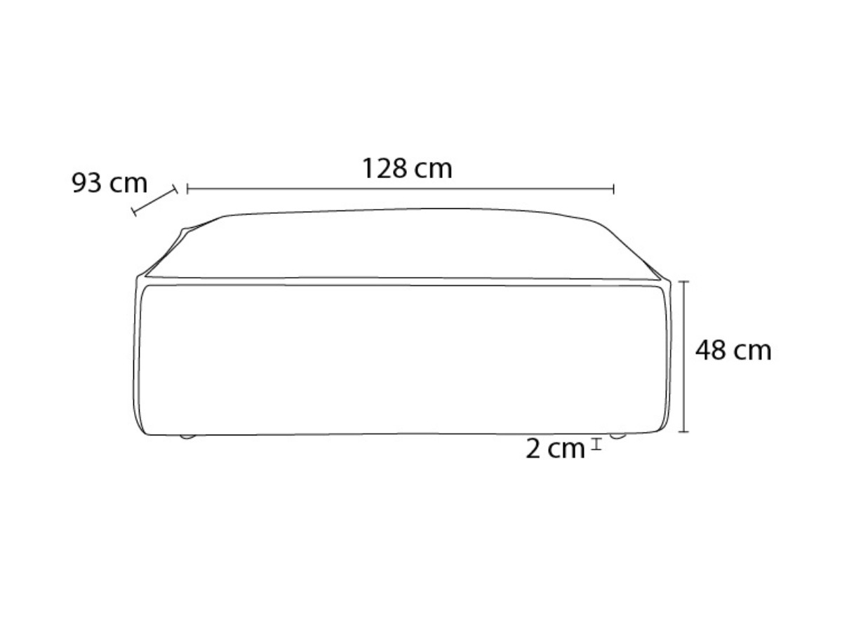 Canapé d'angle fixe EVEREST tissu chiné - Orange - Angle droit - 10 coussins