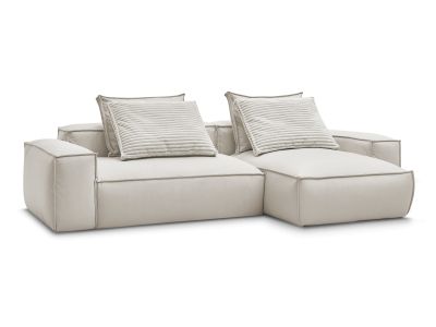 Canapé d'angle réversible ultra moelleux BOHEME cuir végan