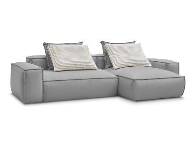 Canapé d'angle réversible ultra moelleux BOHEME cuir végan